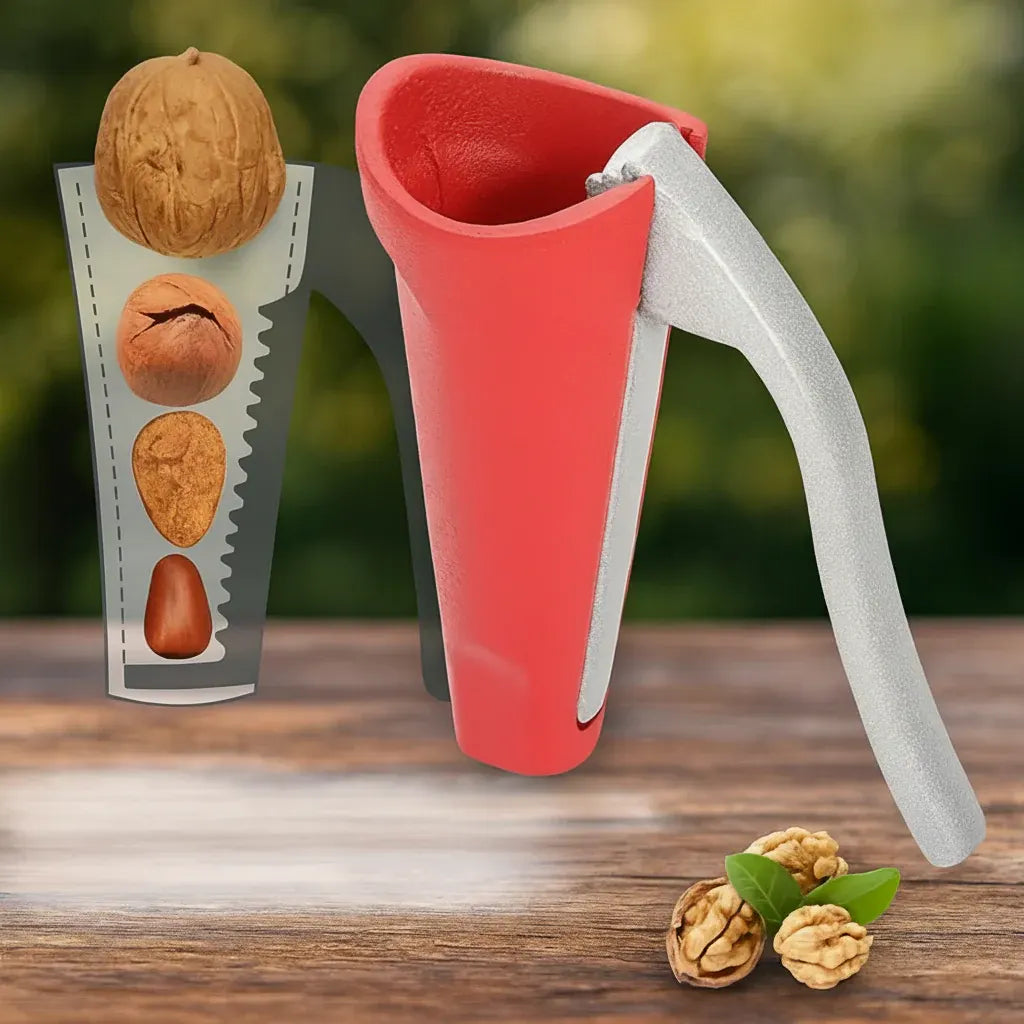 Easy-Lever Aluminum Nutcracker Hand Tool Shell Opener