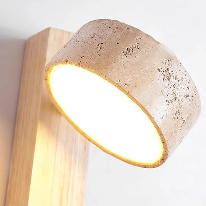 Éclat Wall Sconce | French Wabi-Sabi Bedside Light with Pull Chain Switch