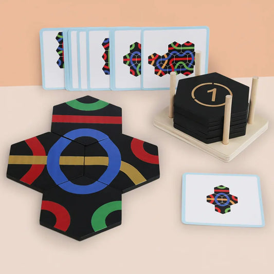 Educational Logic Path Puzzle Board Game for Kids