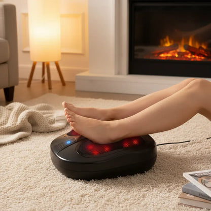 Electric Foot Massager with Heat Therapy for Muscle Recovery