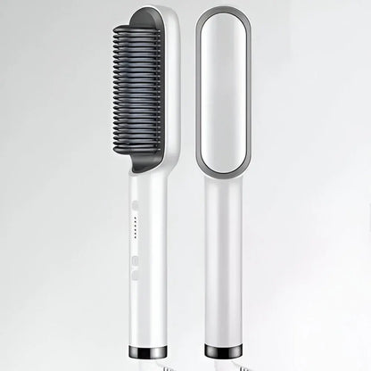 Electric Heated Hair Straightening Brush Comb Styler