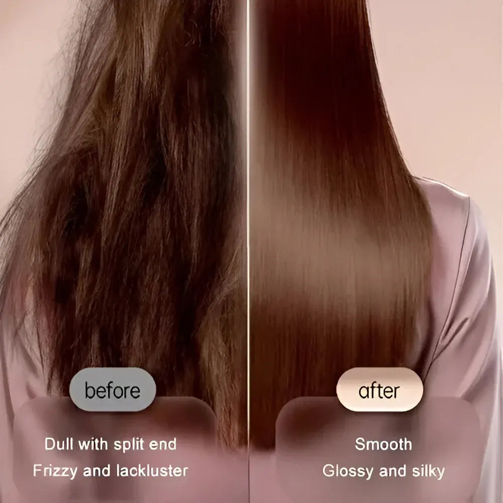 Electric Heated Hair Straightening Brush Comb Styler