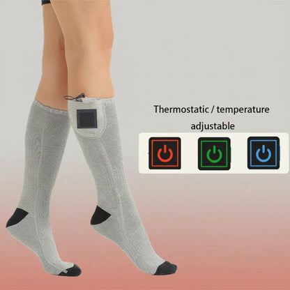Electric Heated Thermal Socks for Winter Outdoor Foot Warmth
