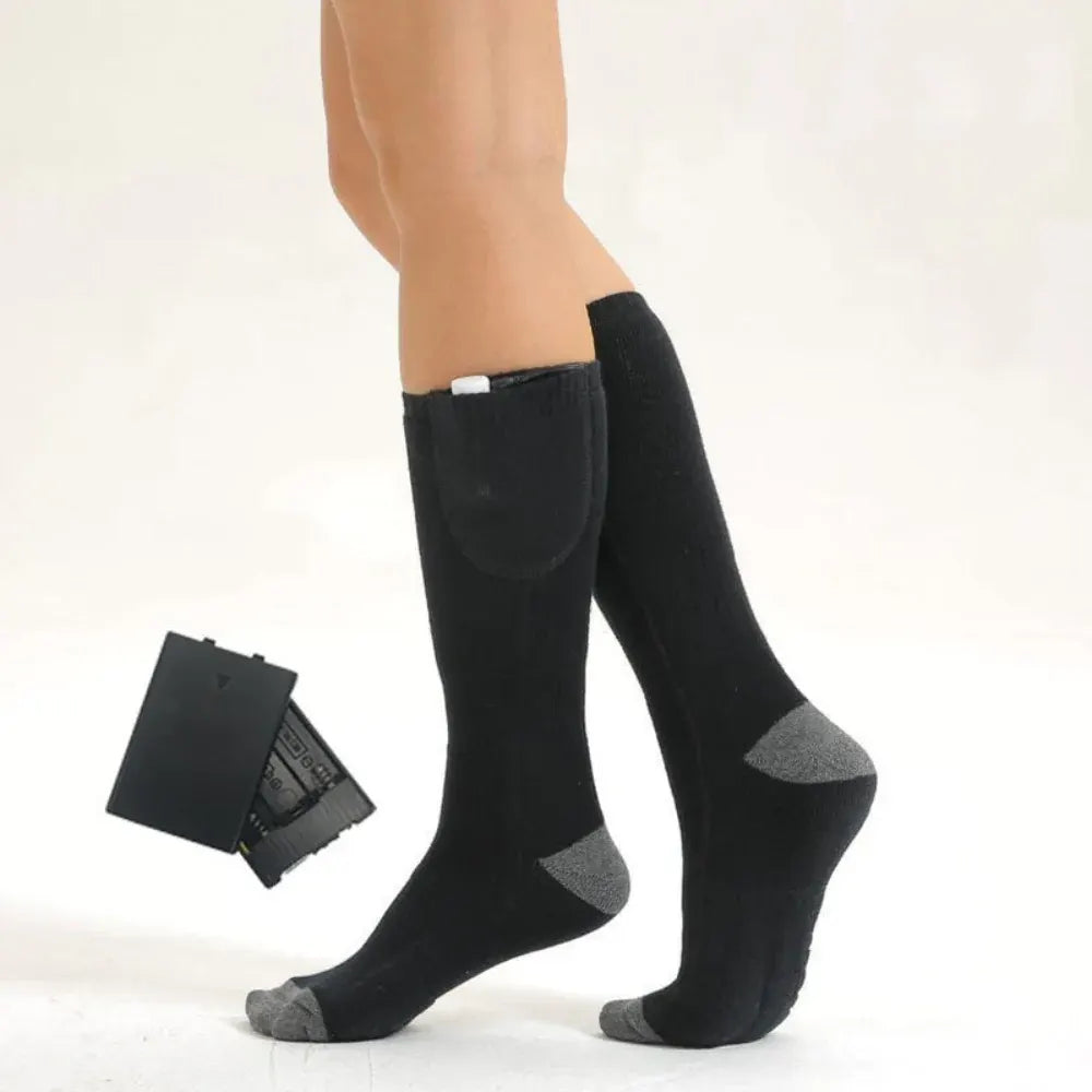 Electric Heated Thermal Socks for Winter Outdoor Foot Warmth