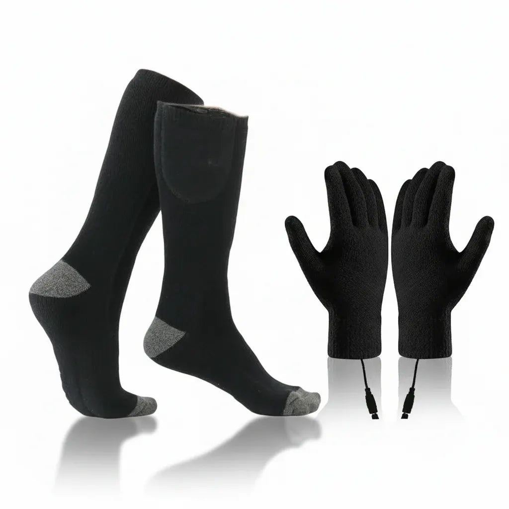 Electric Heated Thermal Socks for Winter Outdoor Foot Warmth