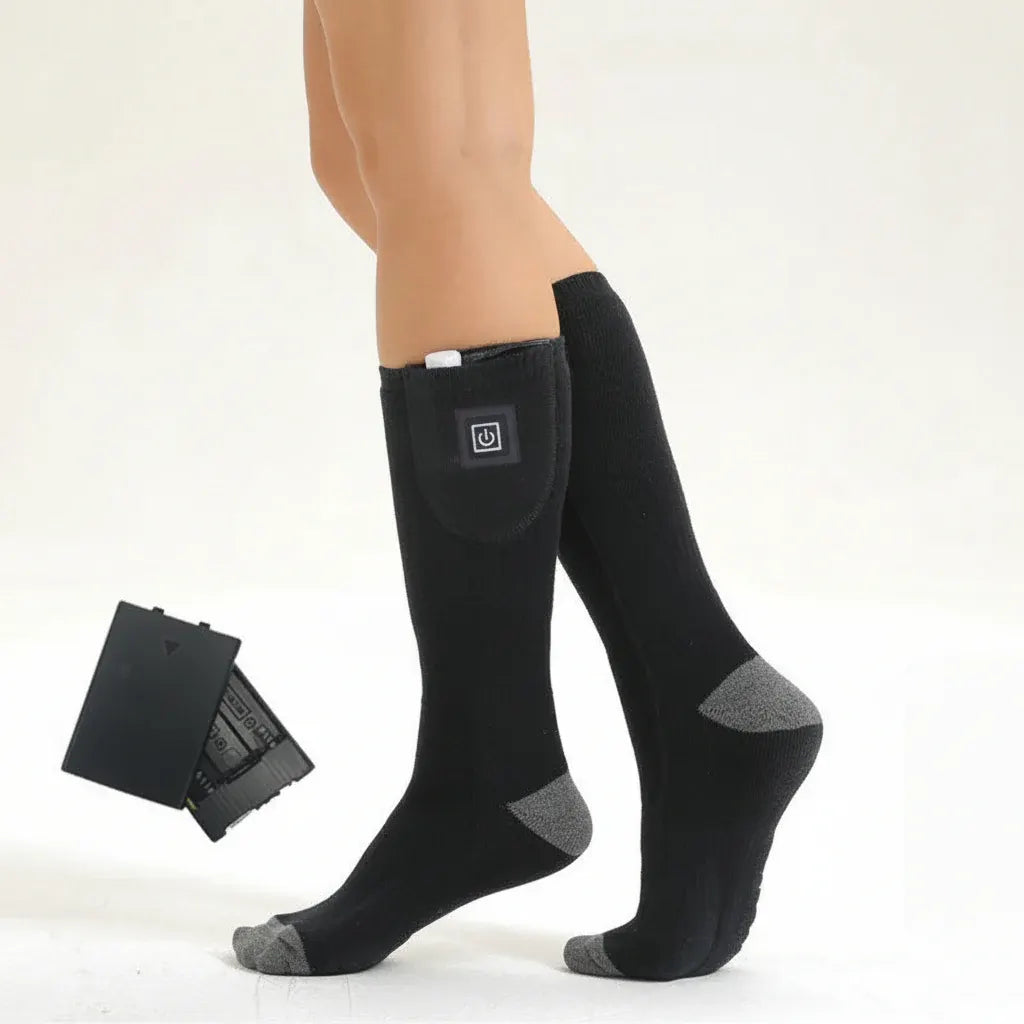Electric Heated Thermal Socks for Winter Outdoor Foot Warmth