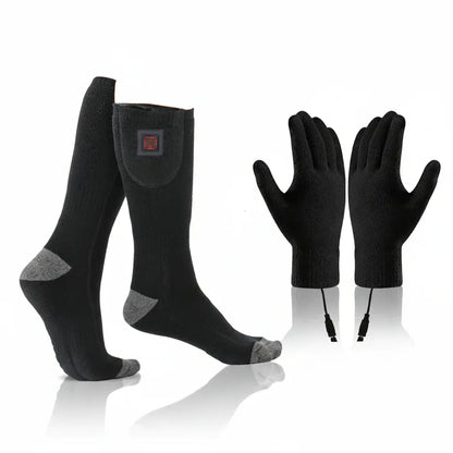 Electric Heated Thermal Socks for Winter Outdoor Foot Warmth