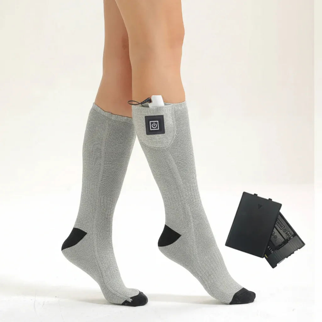 Electric Heated Thermal Socks for Winter Outdoor Foot Warmth