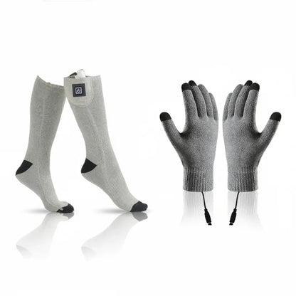 Electric Heated Thermal Socks for Winter Outdoor Foot Warmth
