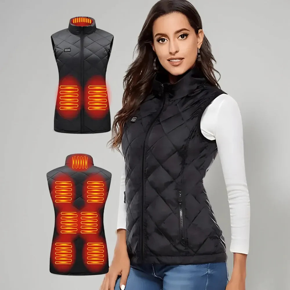 Electric Heated Vest for Women - Outdoor Winter Warmth