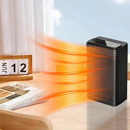 Electric Indoor Space Heater with Thermostat and Oscillating Timer
