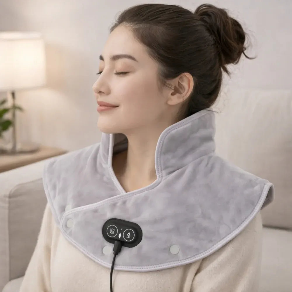 Electric Neck & Shoulder Heated Massage Pad