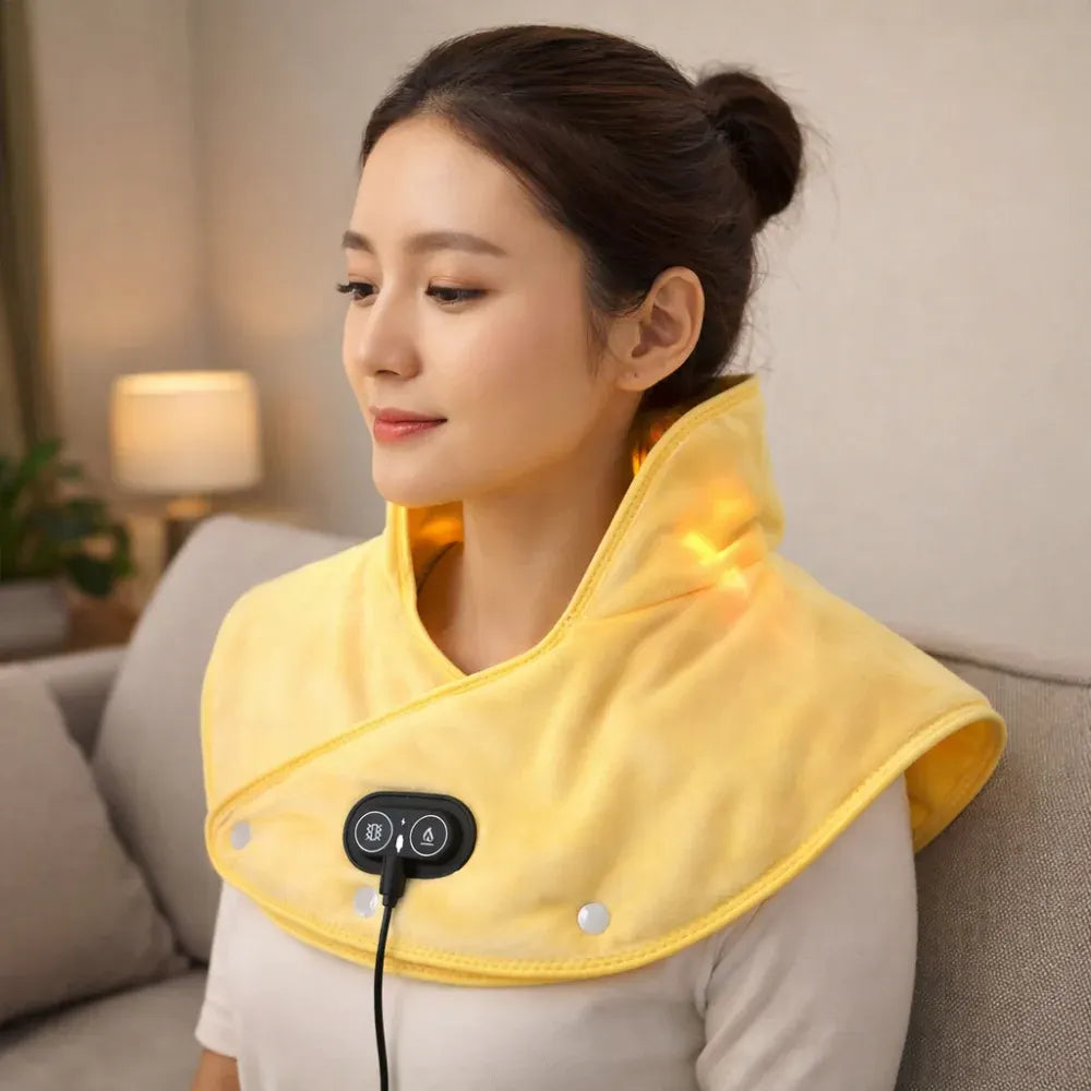 Electric Neck & Shoulder Heated Massage Pad