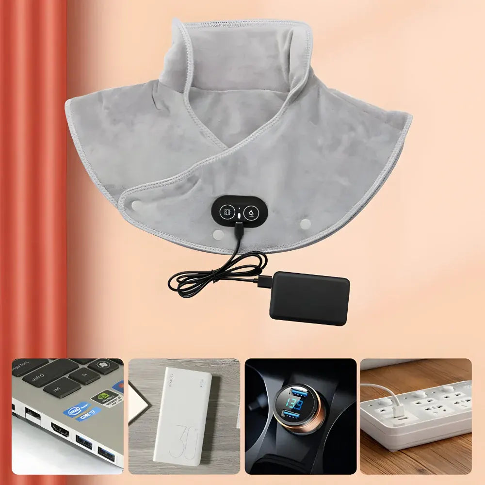 Electric Neck & Shoulder Heated Massage Pad