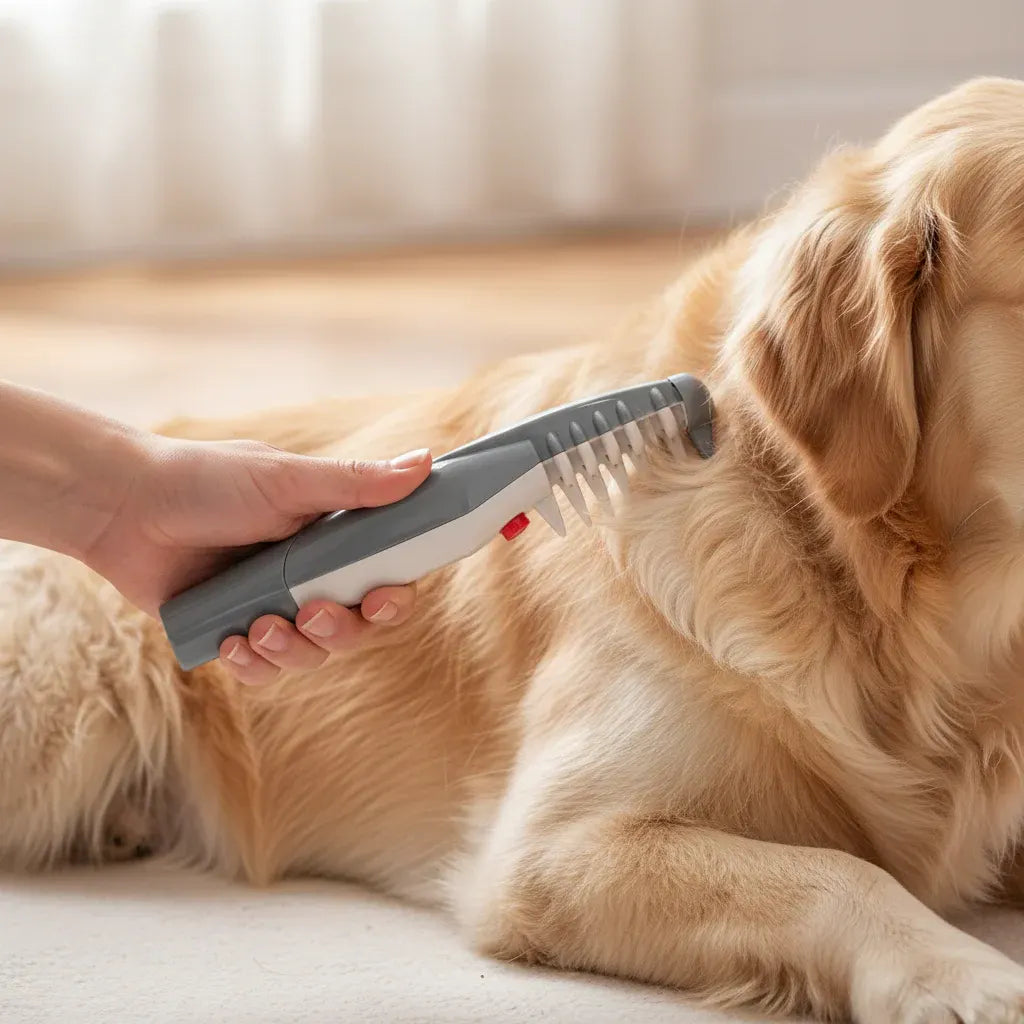Electric Pet Flea Removal Grooming Comb