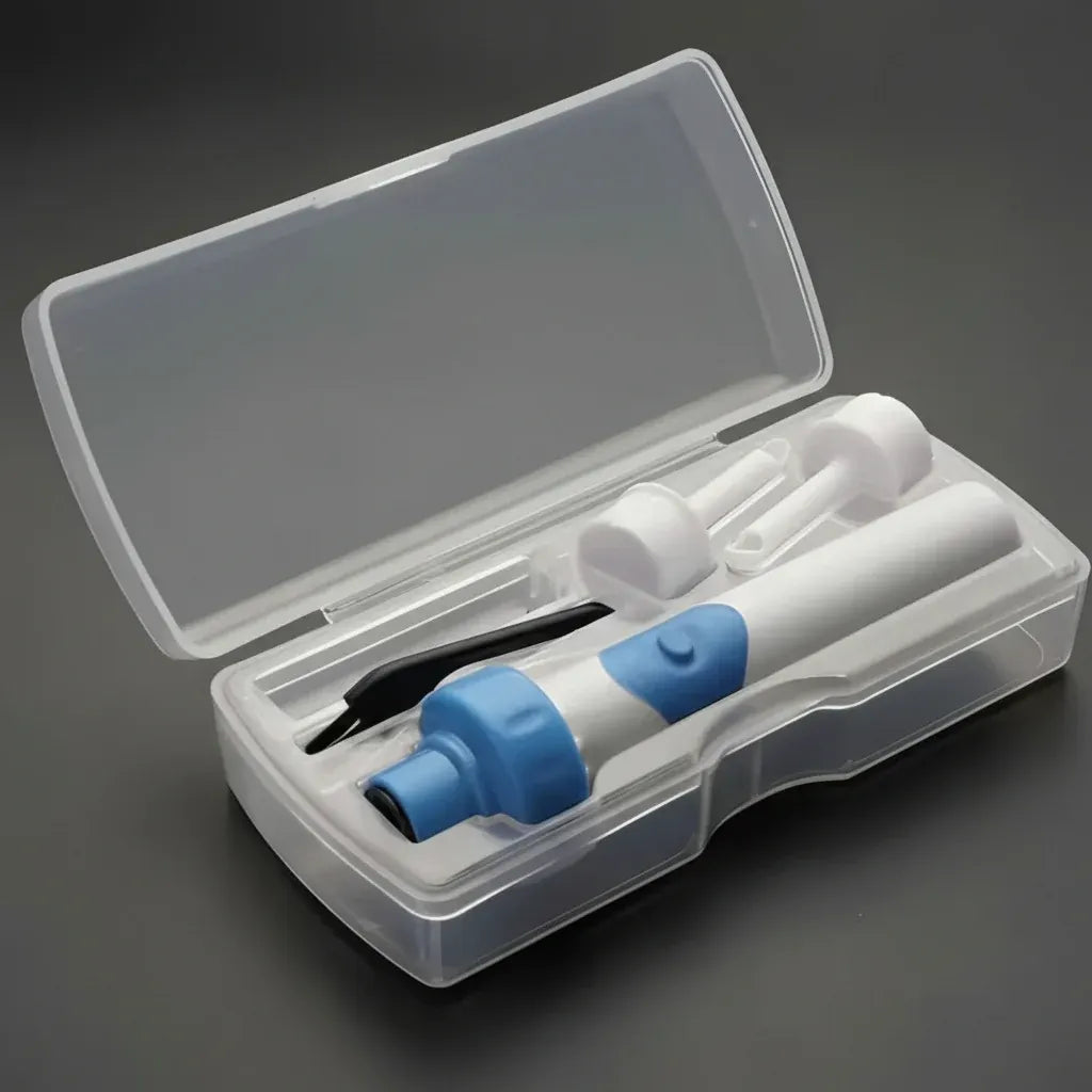 Electric Silicone Ear Wax Suction Remover with Gentle Soft Tip