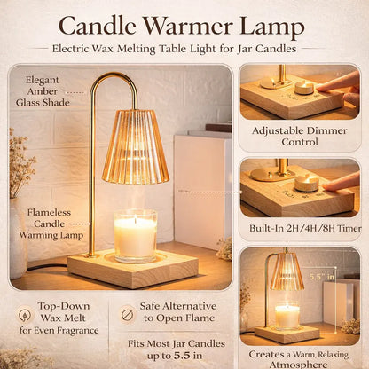 Electric Wax Warmer Candle Melting Table Lamp