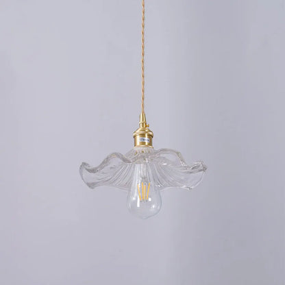 Elegant Flower Glass LED Pendant Light for Stylish Room Illumination