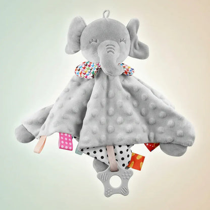 Elephant Plush Baby Comfort Blanket Lovey Toy