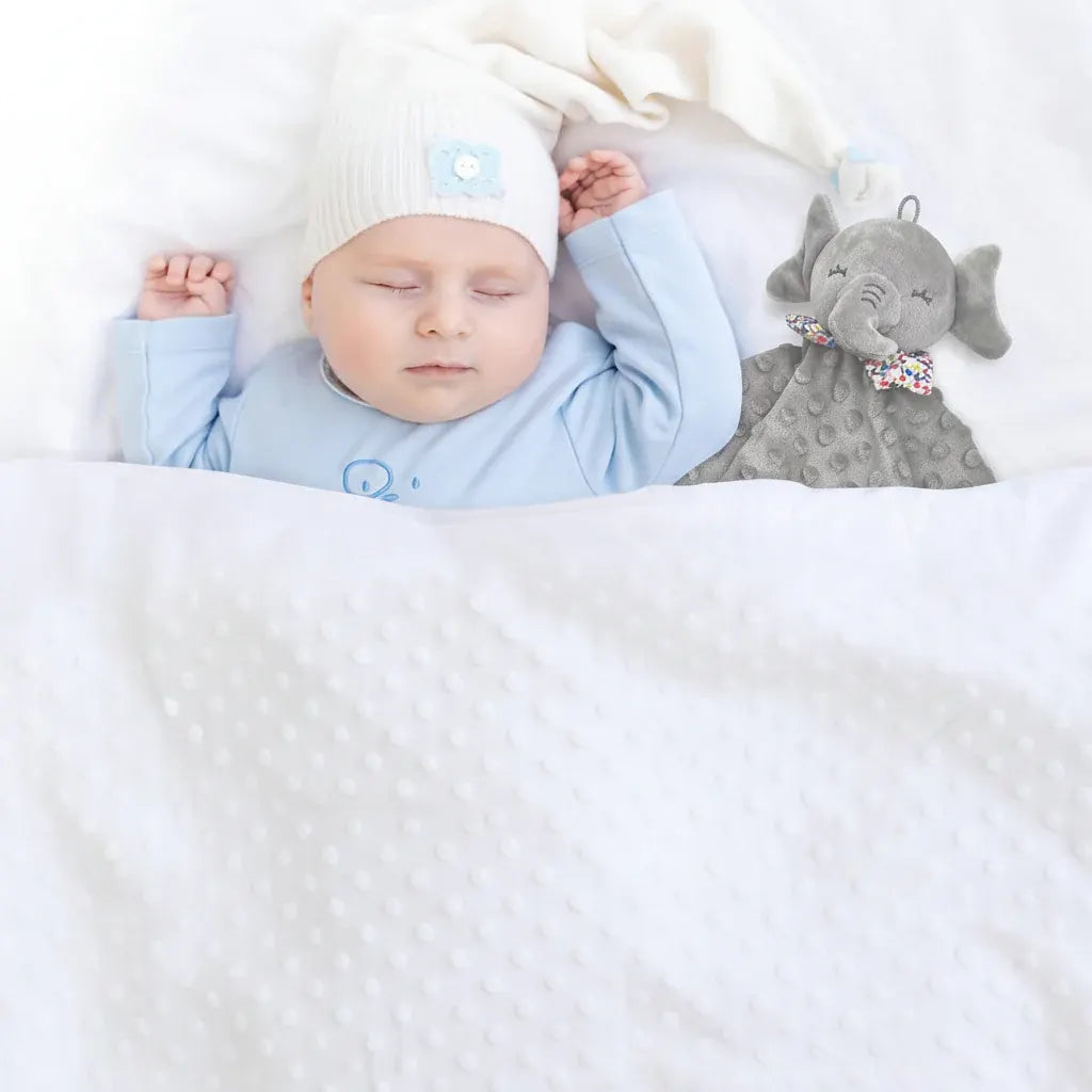 Elephant Plush Baby Comfort Blanket Lovey Toy