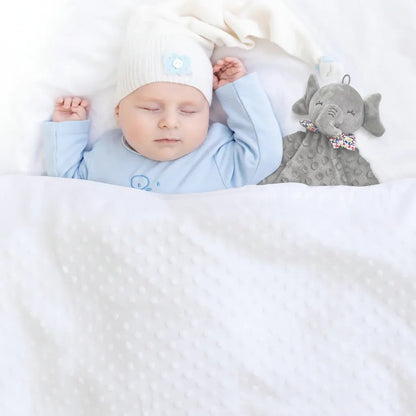 Elephant Plush Baby Comfort Blanket Lovey Toy