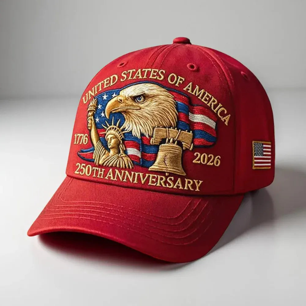 Embroidered Eagle Veterans Baseball Cap for Men