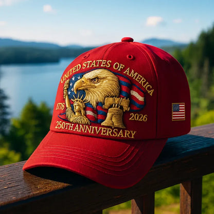Embroidered Eagle Veterans Baseball Cap for Men