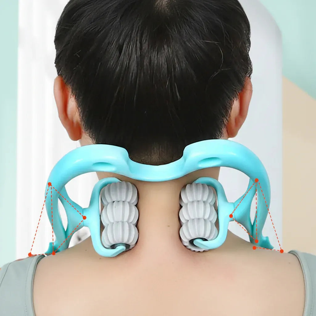 Ergonomic Manual Cervical Neck & Shoulder Massage Roller