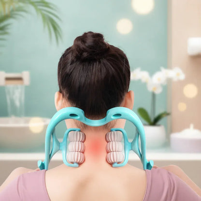 Ergonomic Manual Cervical Neck & Shoulder Massage Roller
