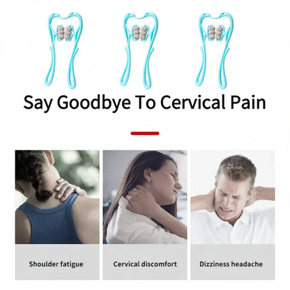Ergonomic Manual Cervical Neck & Shoulder Massage Roller
