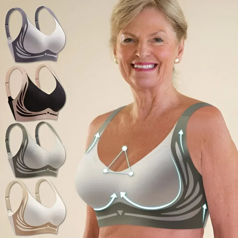 Everyday Wireless Bra with Smooth Comfortable Support for Daily Wear