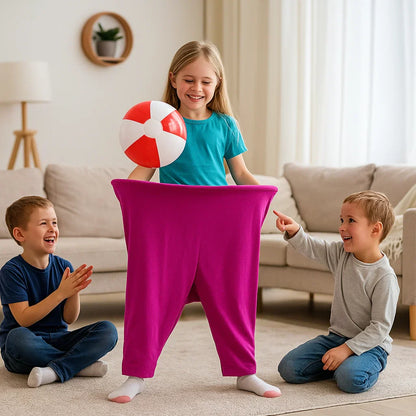 Family Fun Ball Catching Pants Set for Kids Outdoor Play