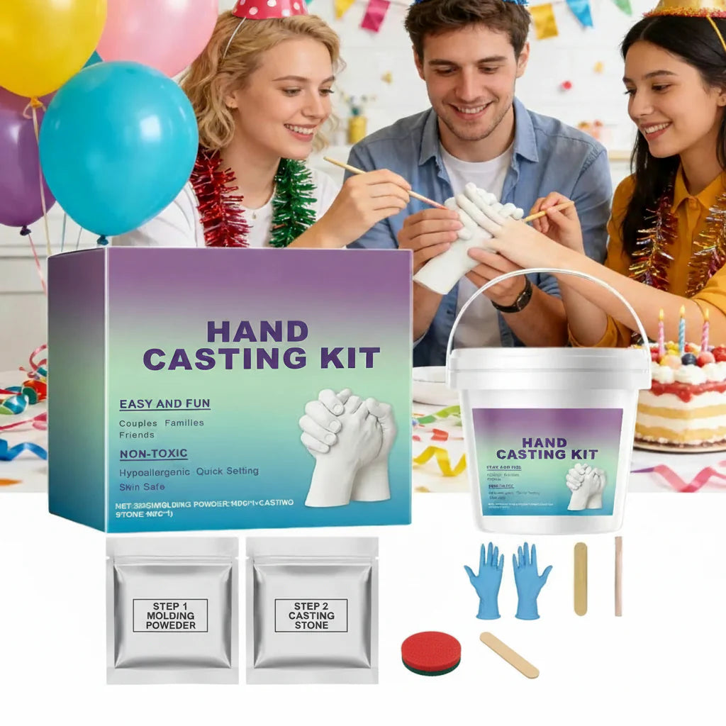 Family Hand Cast Molding Set – Mother's Day Keepsake Gift