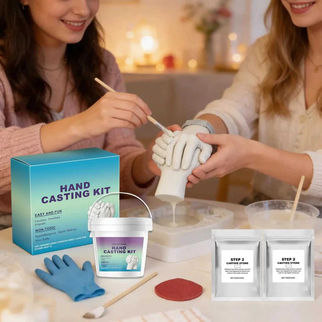 Family Hand Cast Molding Set – Mother's Day Keepsake Gift