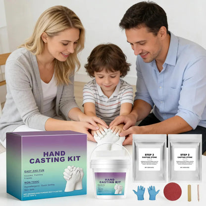Family Hand Cast Molding Set – Mother's Day Keepsake Gift