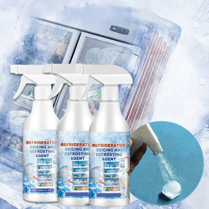 Fast-Acting Frost Remover Spray for Refrigerator Ice Melting & Defrosting