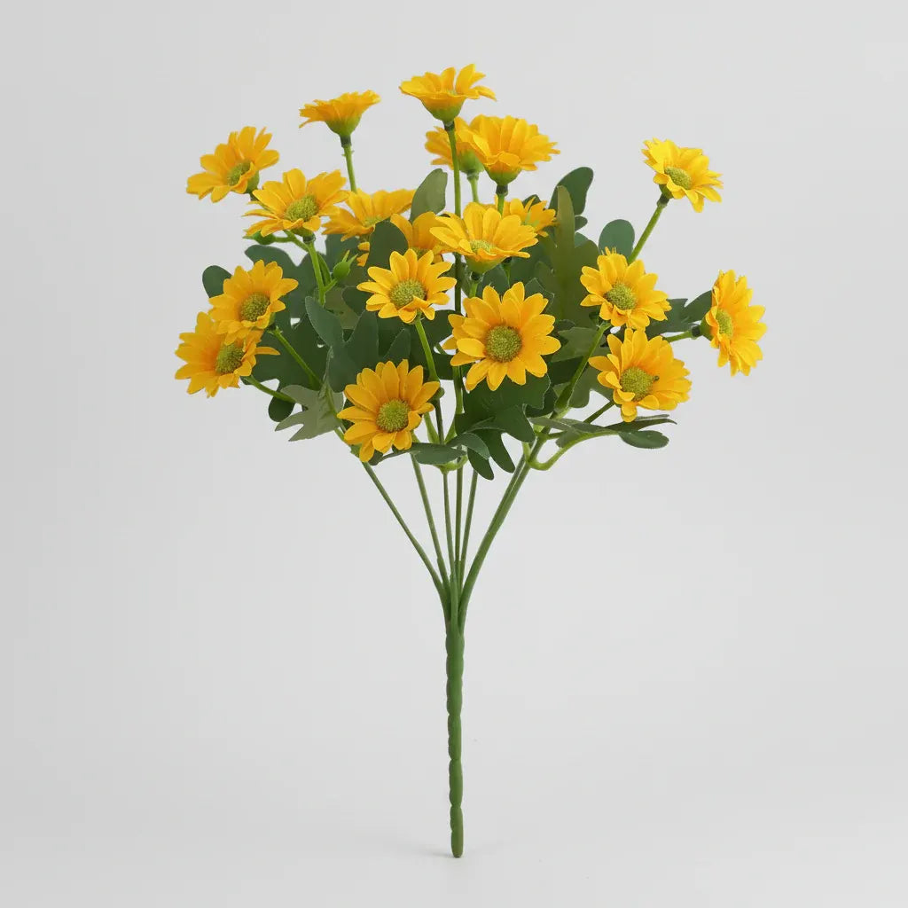Faux Daisy Bouquet Table Centerpiece for Mother's Day Decor