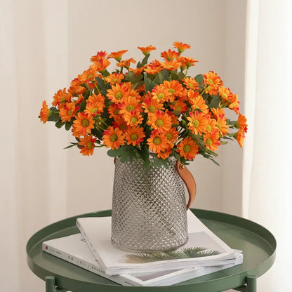 Faux Daisy Bouquet Table Centerpiece for Mother's Day Decor