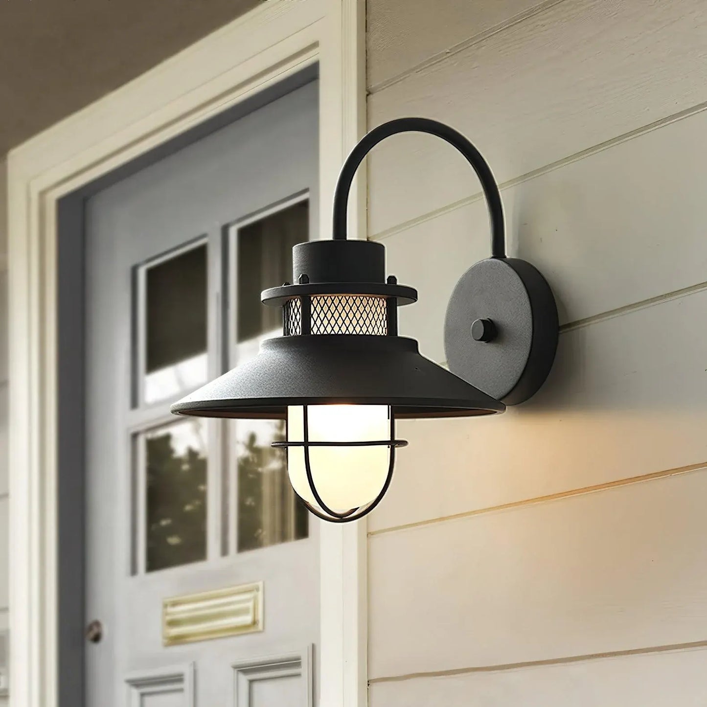 Felix Industrial Outdoor Wall Sconce | Waterproof Exterior Light Fixture