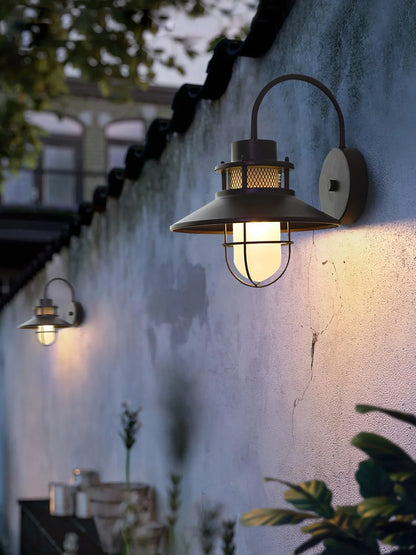 Felix Industrial Outdoor Wall Sconce | Waterproof Exterior Light Fixture