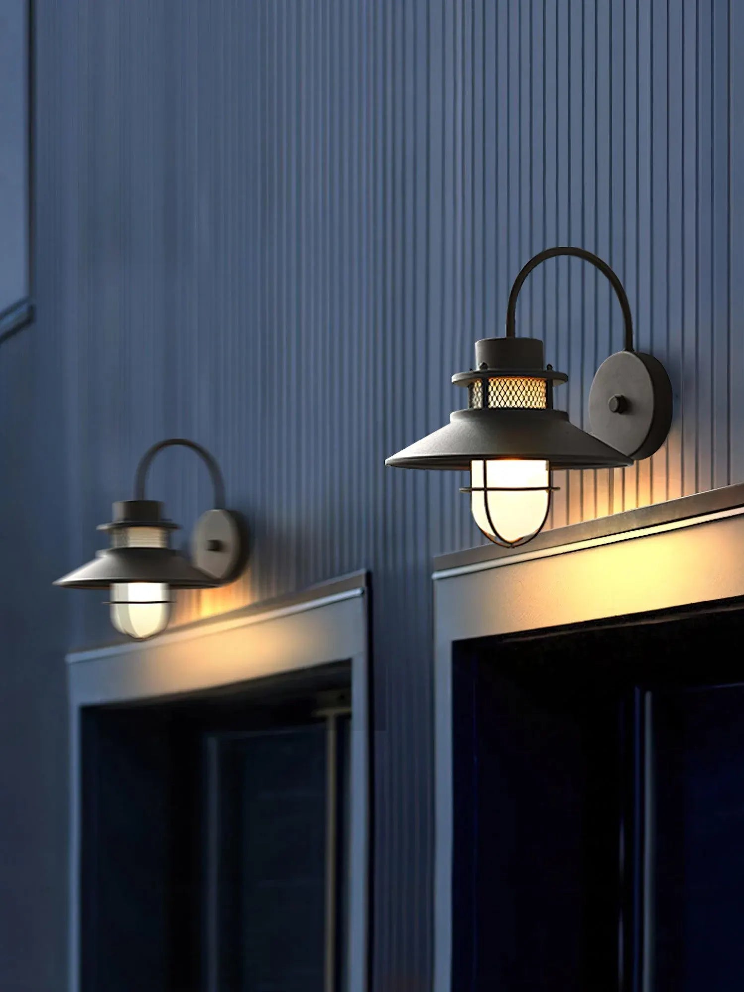 Felix Industrial Outdoor Wall Sconce | Waterproof Exterior Light Fixture