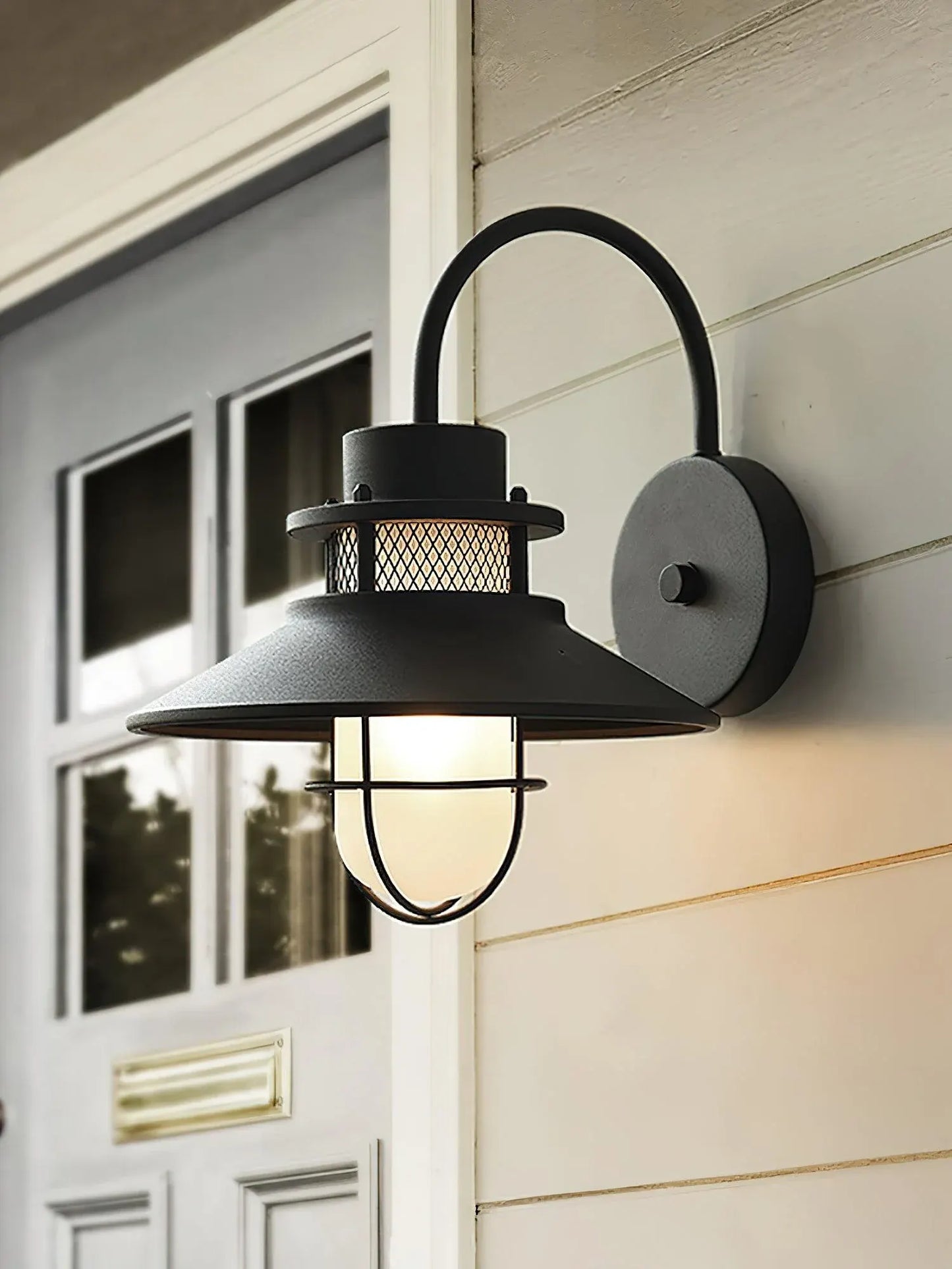 Felix Industrial Outdoor Wall Sconce | Waterproof Exterior Light Fixture