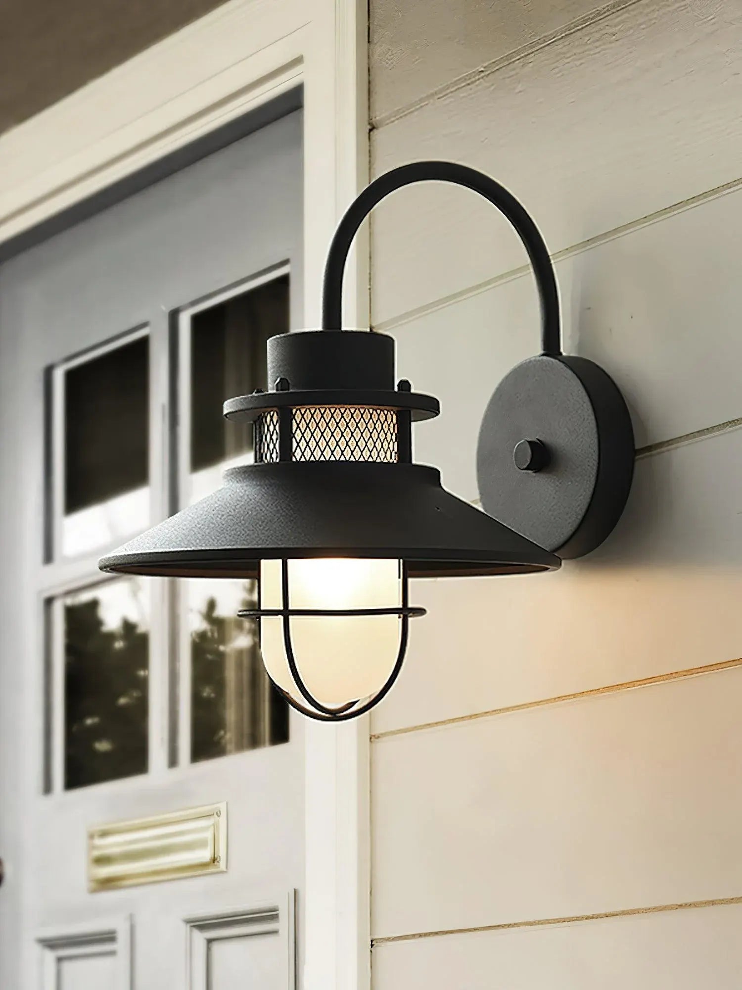 Felix Industrial Outdoor Wall Sconce | Waterproof Exterior Light Fixture
