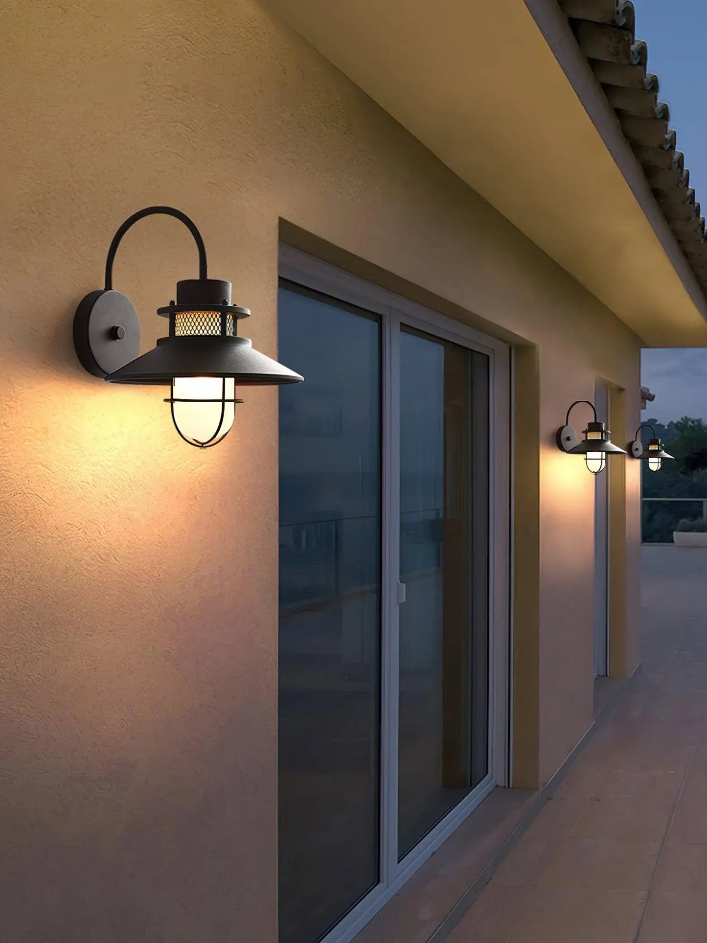 Felix Industrial Outdoor Wall Sconce | Waterproof Exterior Light Fixture