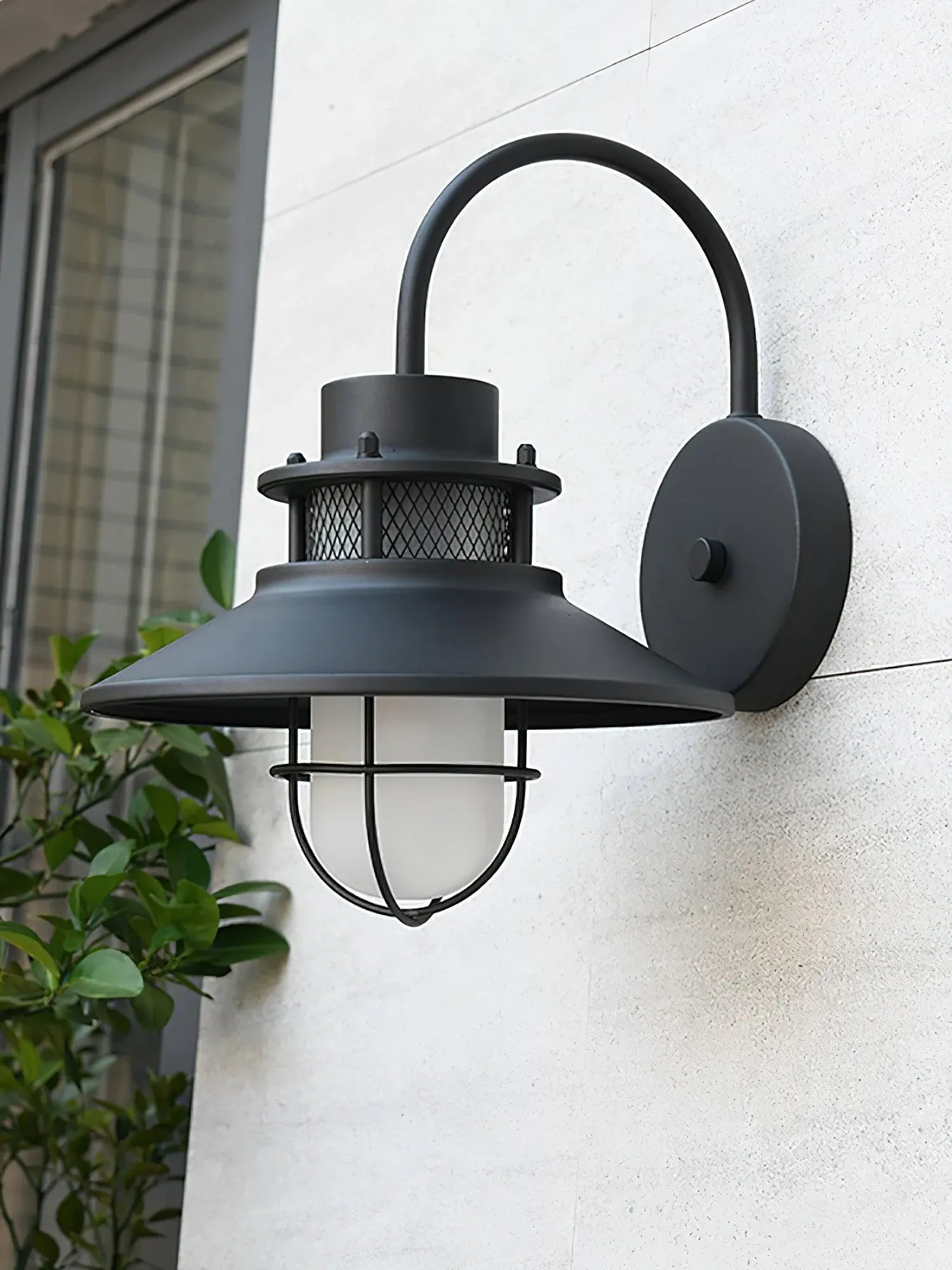 Felix Industrial Outdoor Wall Sconce | Waterproof Exterior Light Fixture