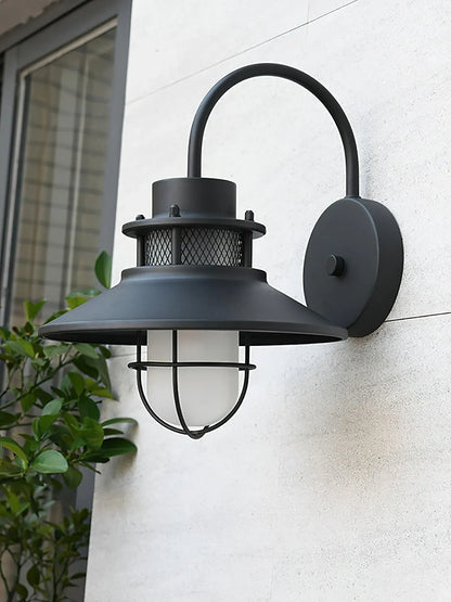 Felix Industrial Outdoor Wall Sconce | Waterproof Exterior Light Fixture