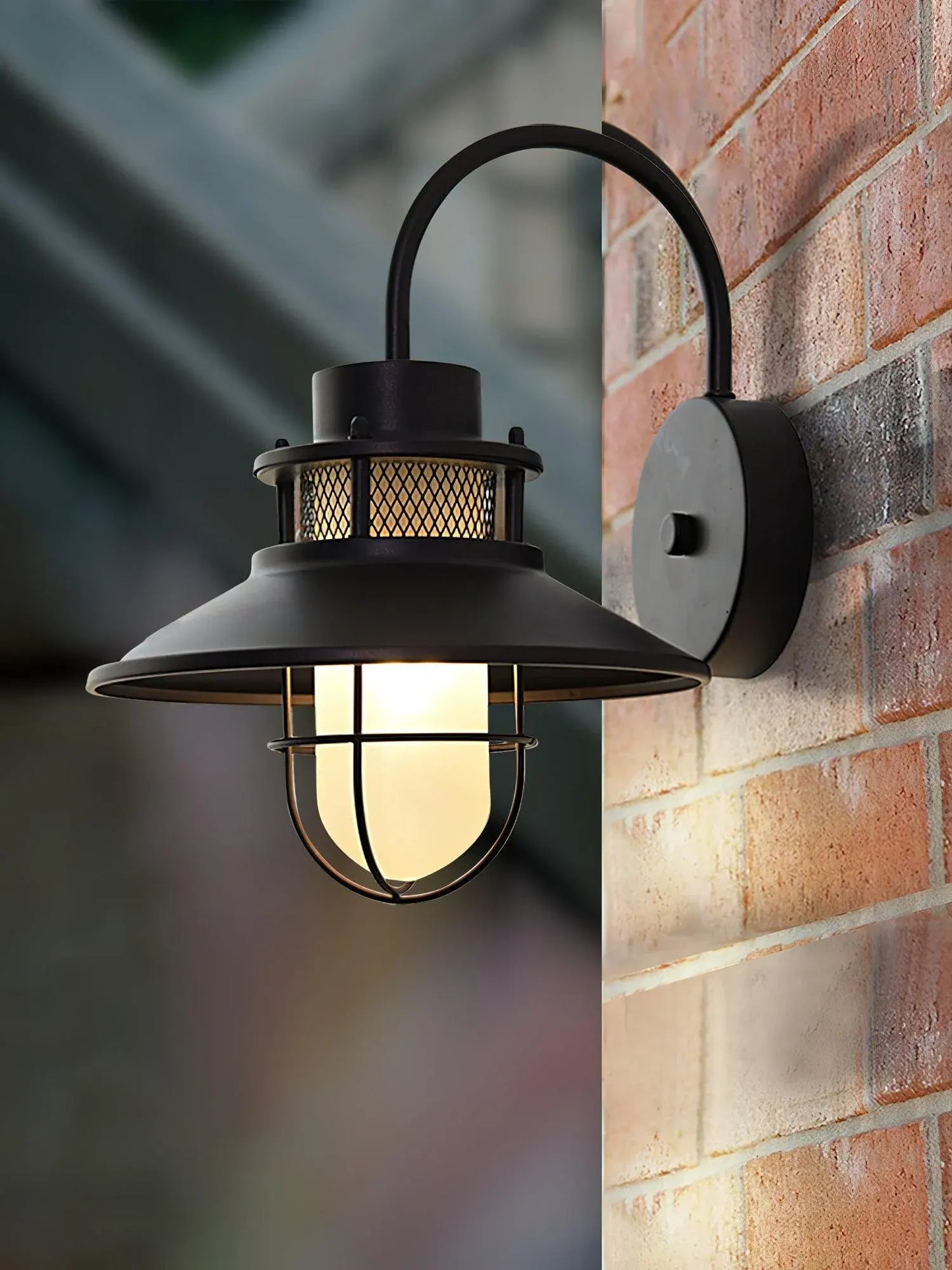 Felix Industrial Outdoor Wall Sconce | Waterproof Exterior Light Fixture