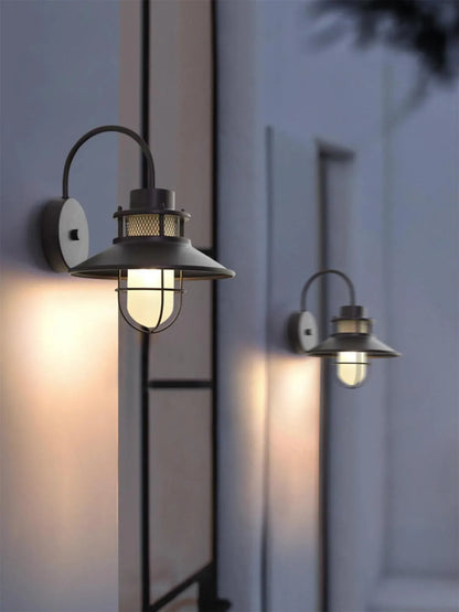 Felix Industrial Outdoor Wall Sconce | Waterproof Exterior Light Fixture