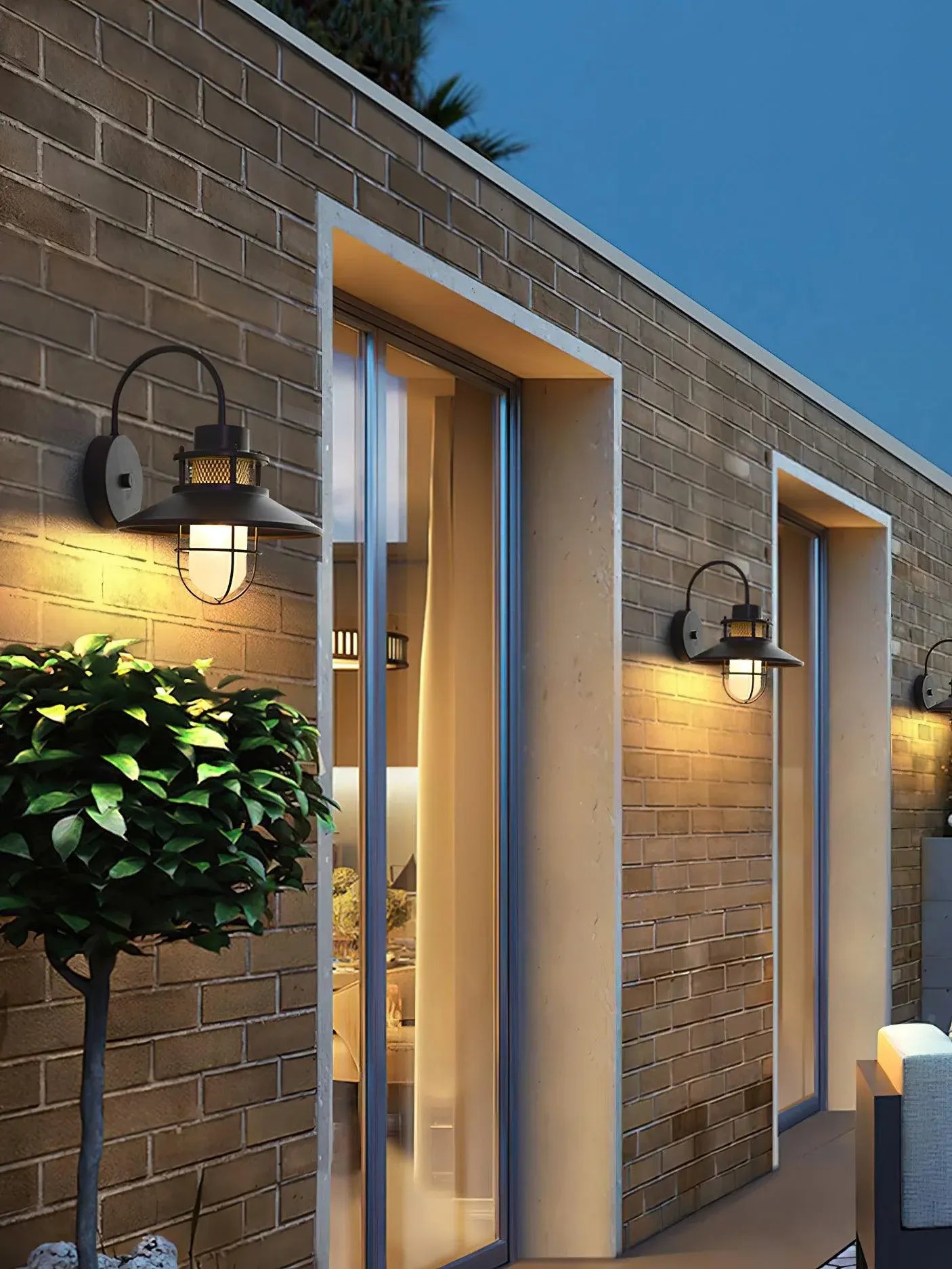 Felix Industrial Outdoor Wall Sconce | Waterproof Exterior Light Fixture