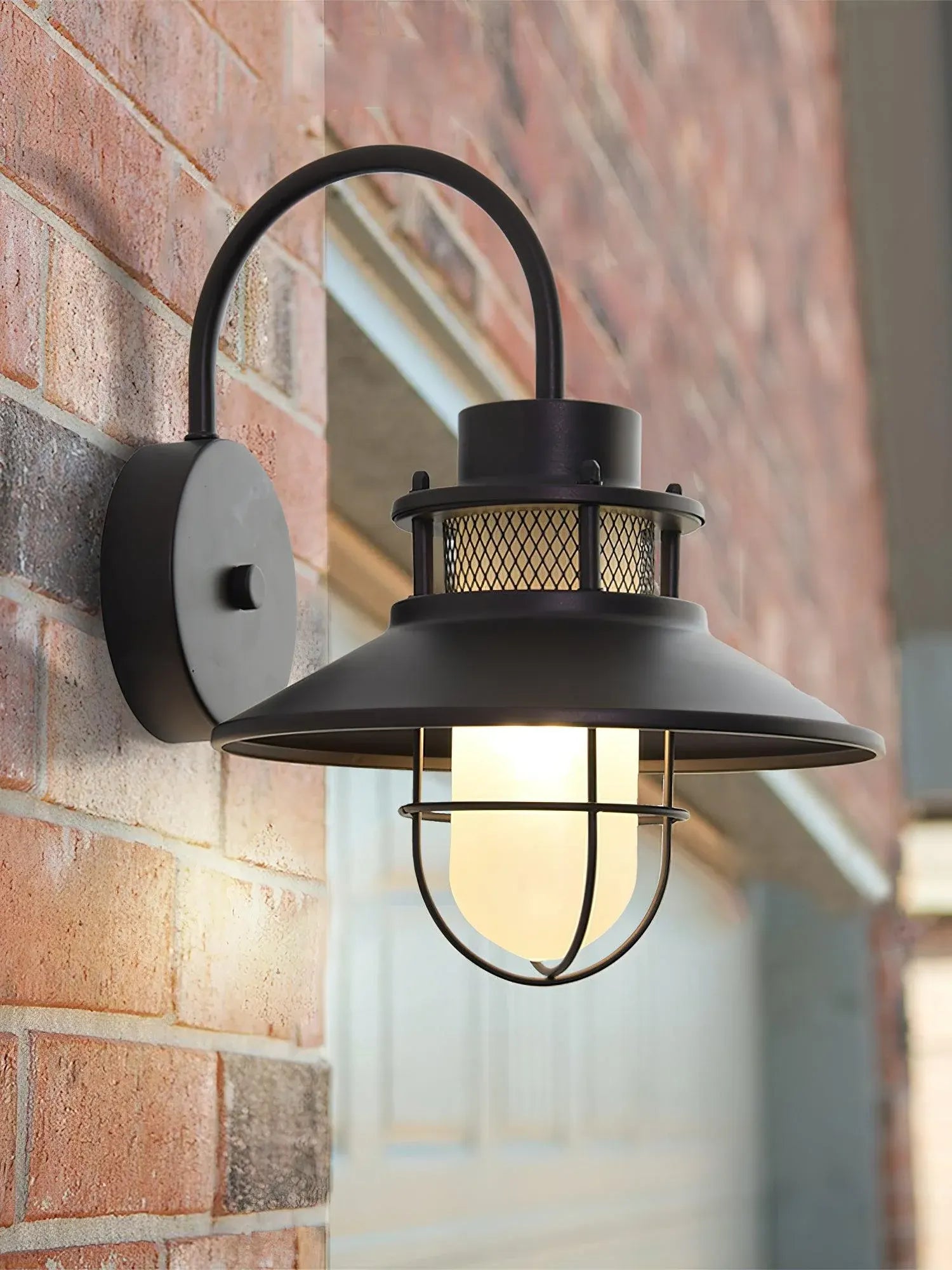 Felix Industrial Outdoor Wall Sconce | Waterproof Exterior Light Fixture